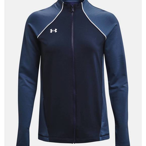 NEW UNDER ARMOUR layer up full zip jacket in midnight navy/white - Picture 3 of 4